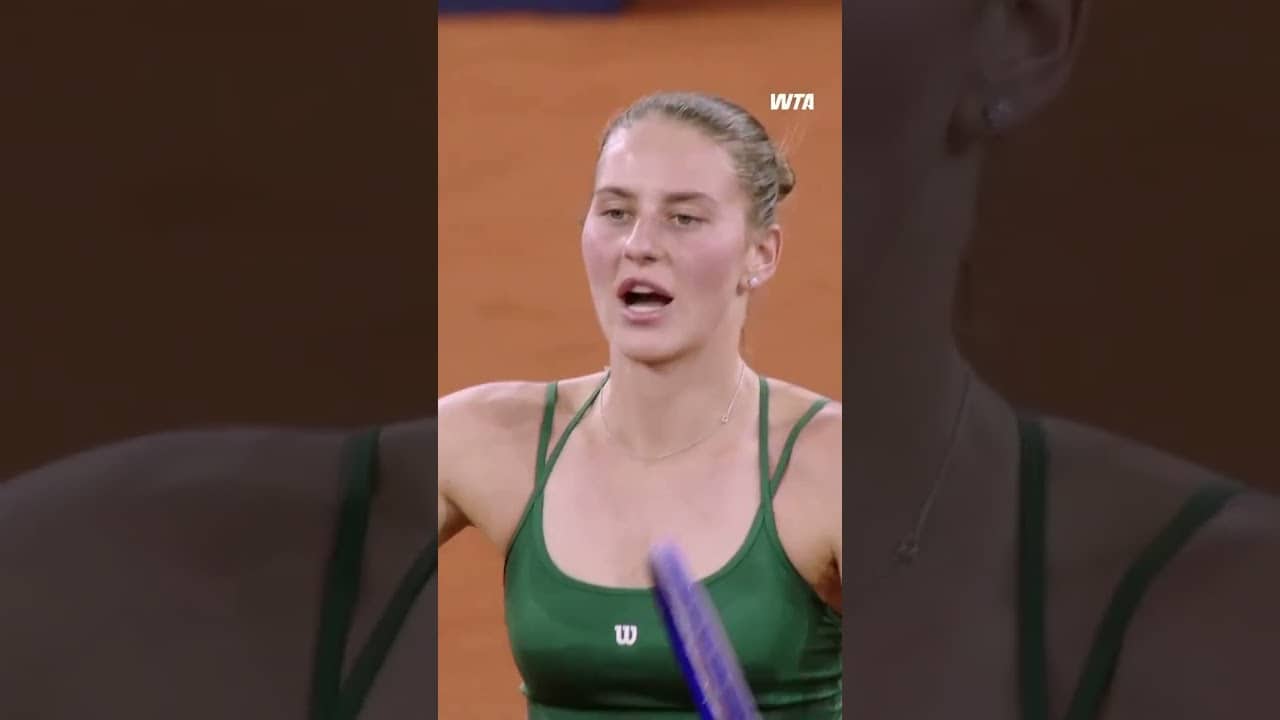 Have a day, Marta! 👏🤩👏 #WTA #MartaKostyuk #Tennis #MatchPoint #OpenRouen