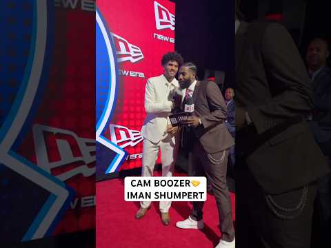 Cam Boozer and Iman Shumpert on the red carpet