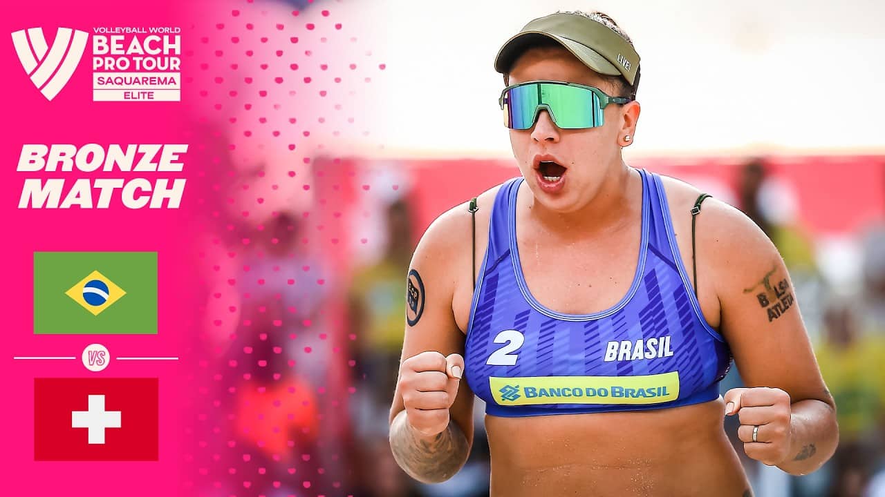 Carol/Rebecca vs. Hüberli/Brunner - Bronze Match Highlights | Saquarema 2026 #BeachProTour