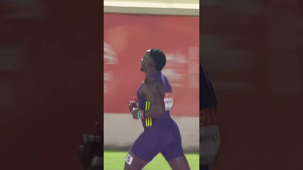 HOME WIN 🇰🇪 Omanyala clocks 9.96 to take the men's 100m in Nairobi #ContinentalGoldTour