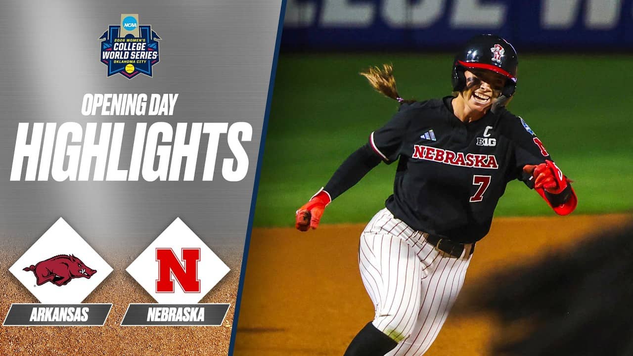 Nebraska vs. Arkansas: 2026 Women's College World Series | Extended highlights