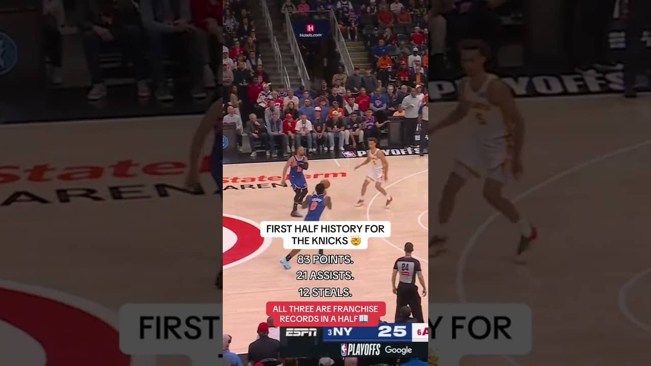 Knicks had themselves a STELLAR ✨ first half 👏