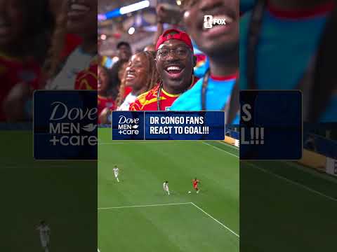 The moment these DR Congo fans realized they were moving on to the Round of 32 🇨🇩