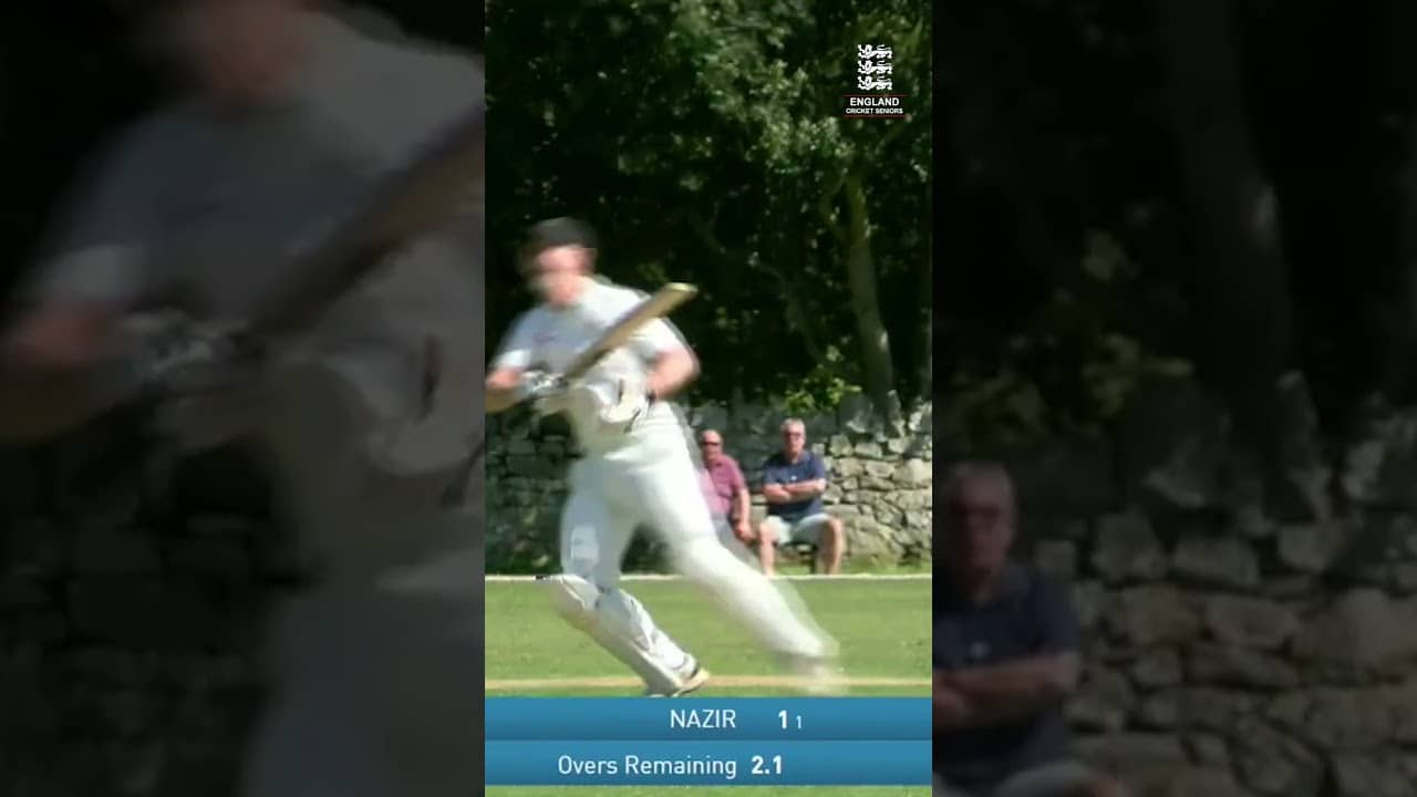 A tumbling caught and bowled from Paul McKeown.  #seniorscricket