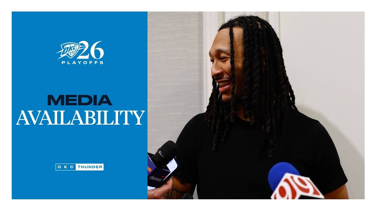 Practice Media Availability | Jaylin Williams + Isaiah Hartenstein | NBA Playoffs | April 26, 2026