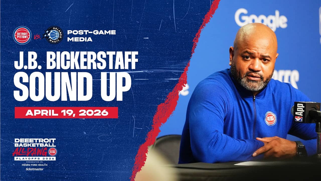 Post-Game Press Conference: J.B. Bickerstaff | Pistons vs. Magic | 04.19.26