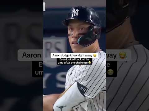 Aaron Judge knew right away 😂