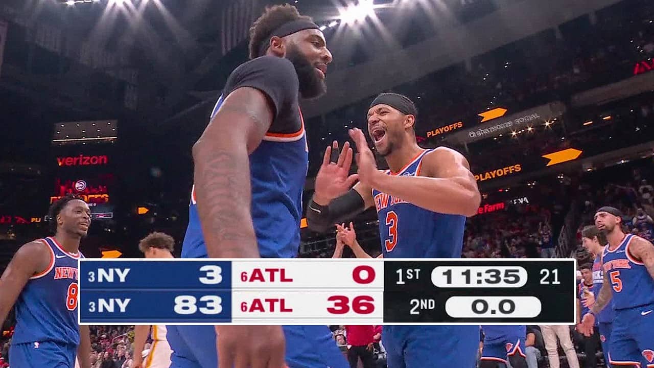 Knicks HISTORIC First-Half DOMINATION vs #6 Hawks 🤯 | April 30, 2026