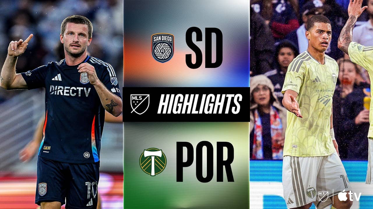 San Diego FC vs. Portland Timbers | Full Match Highlights | WILD STOPPAGE TIME FINISH!