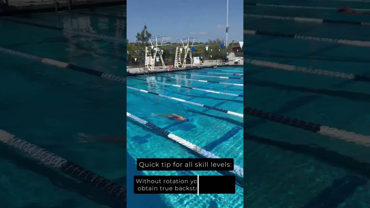 Backstroke Body Position Kick #theraceclub
