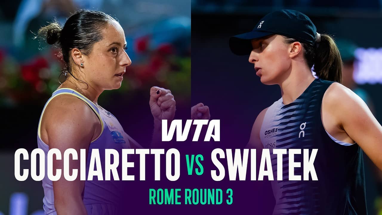 Elisabetta Cocciaretto vs. Iga Swiatek | 2026 Rome Round 3 | WTA Match Highlights