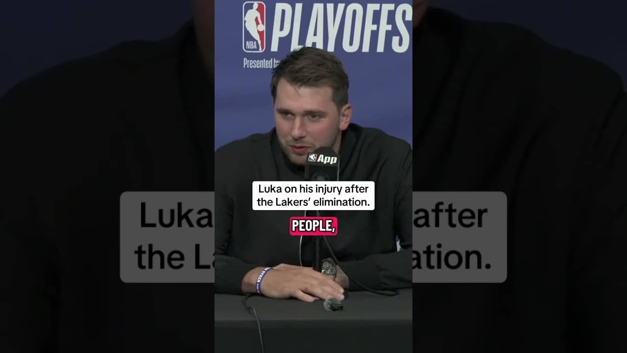 Luka Doncic after the Lakers’ season ended vs. OKC