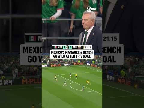 Javier Aguirre LOVED that Julián Quiñones golazo