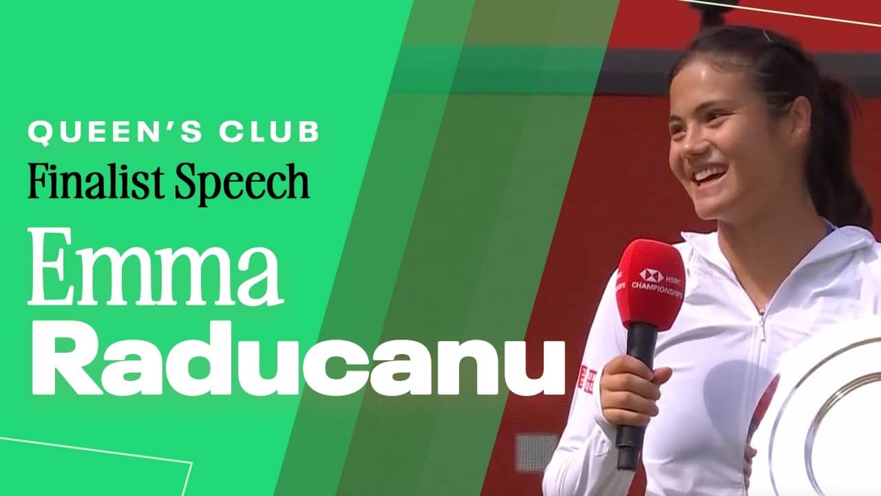 Emma Raducanu Finalist Speech | 2026 HSBC Championships