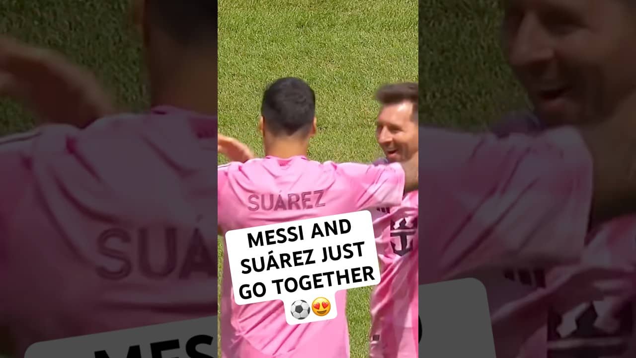 Luis Suárez FINISH and Leo Messi beautiful pass!⚽️😍