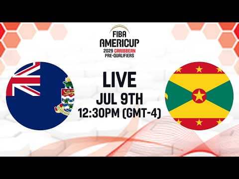 LIVE - Cayman Islands v Grenada | FIBA AmeriCup 2029 Caribbean Pre-Qualifiers 2029 | Group Phase