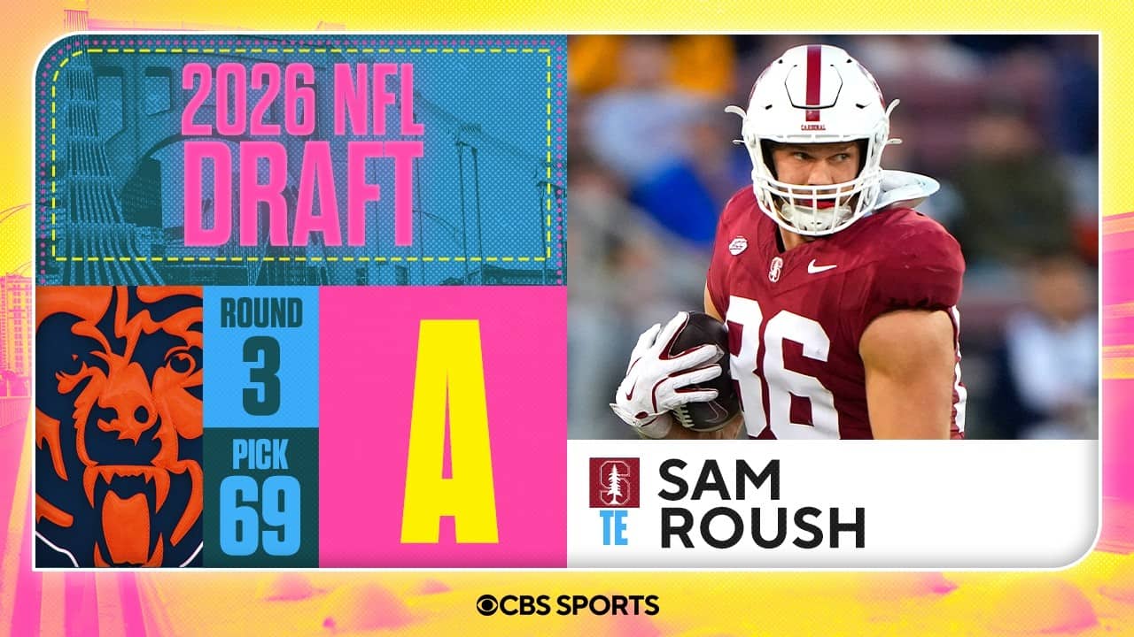 Bears select Sam Roush in Third Round | 2026 NFL Draft Grades & Reaction