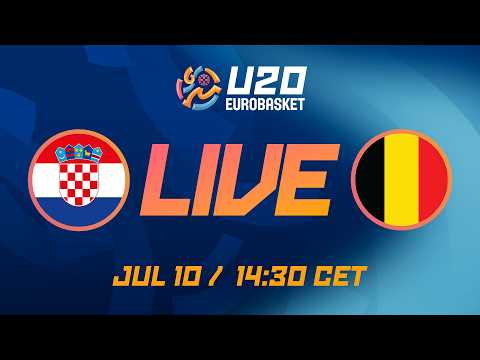LIVE - Croatia v Belgium | FIBA U20 Women's EuroBasket 2026 | Quarter-Finals