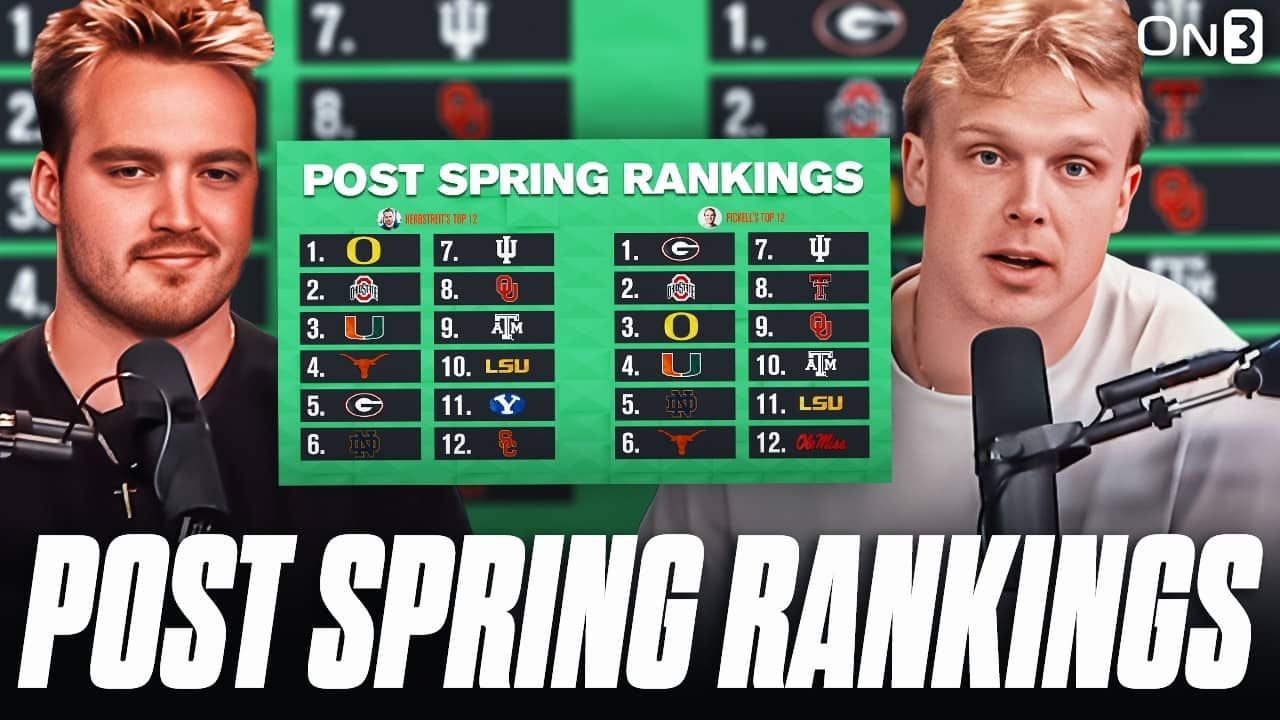 College Football Post Spring Rankings Breakdown + BIG CFB Season What Ifs