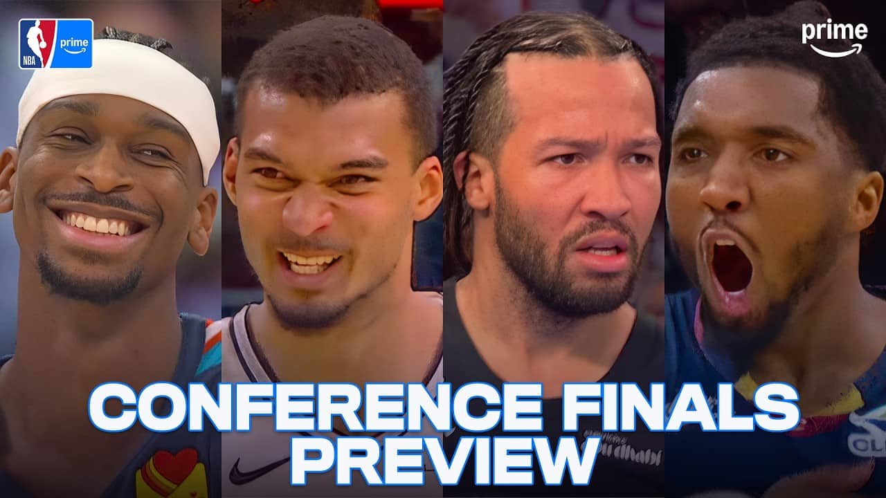 NBA Nightcap Previews Knicks-Cavs and Thunder-Spurs Conference Finals | NBA on Prime