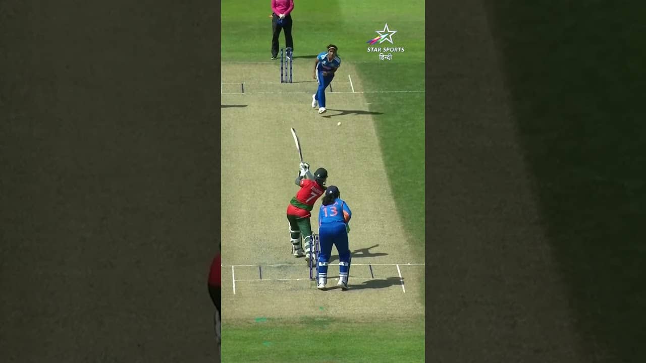 नंदनी ने भारत को दिलाया एक महत्वपूर्ण विकेट 🙌 # #t20worldcup #cricket #reels