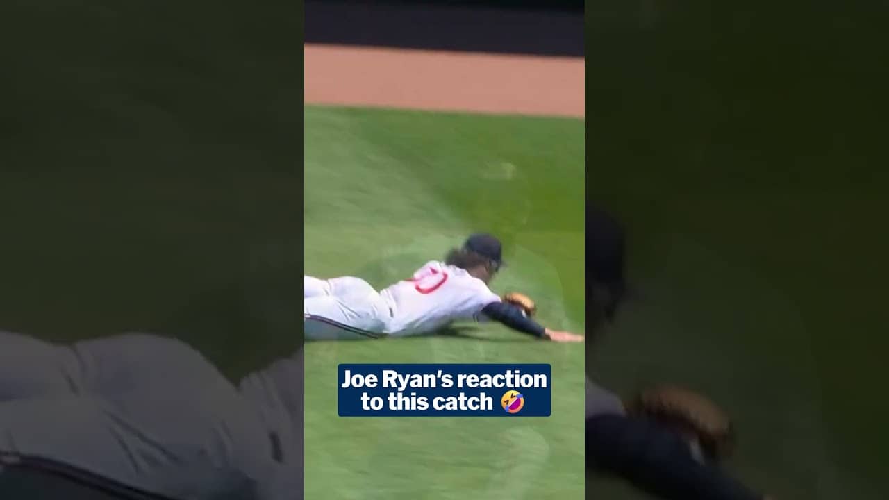 James Outman had Joe Ryan in awe after this catch 🤯