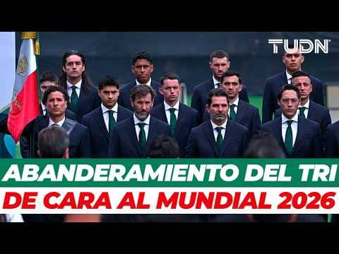 ¡EMOTIVO! Abanderamiento del Tri 🇲🇽 un momento especial para los seleccionados | Tricolor al Día