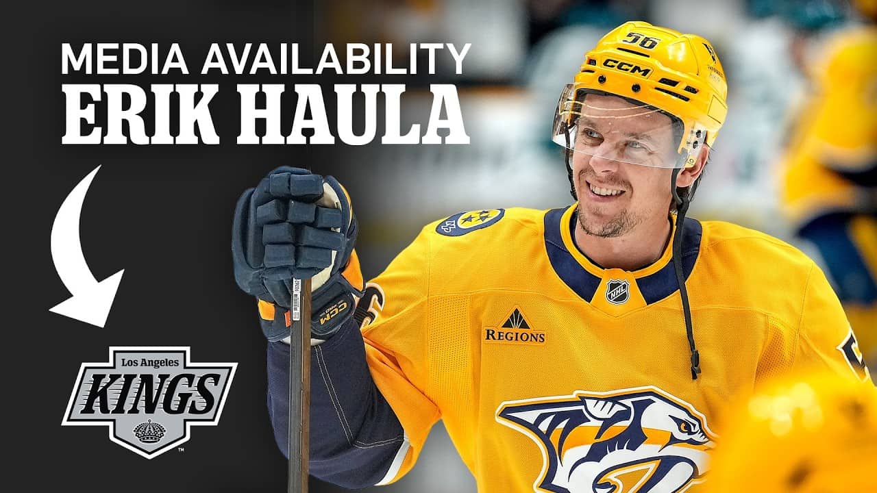 MEDIA: New LA Kings Forward Erik Haula | 2026 NHL Free Agency