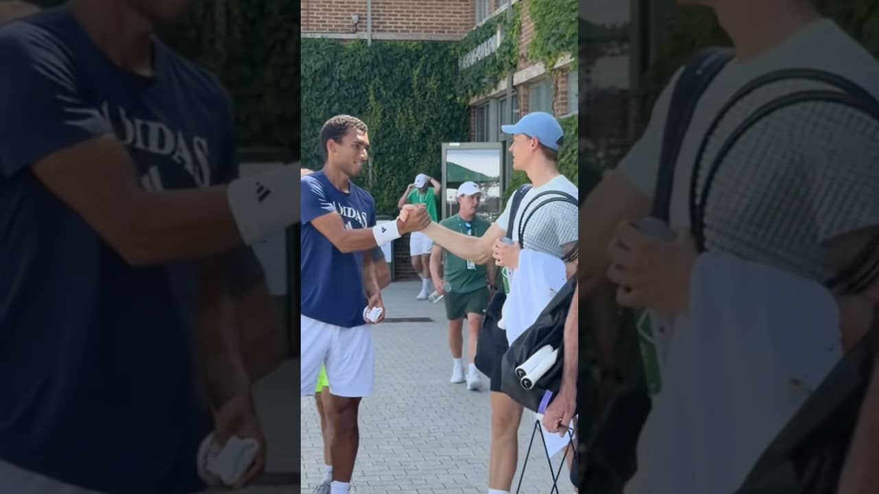 Jannik Sinner 🤝 Felix Auger Aliassime