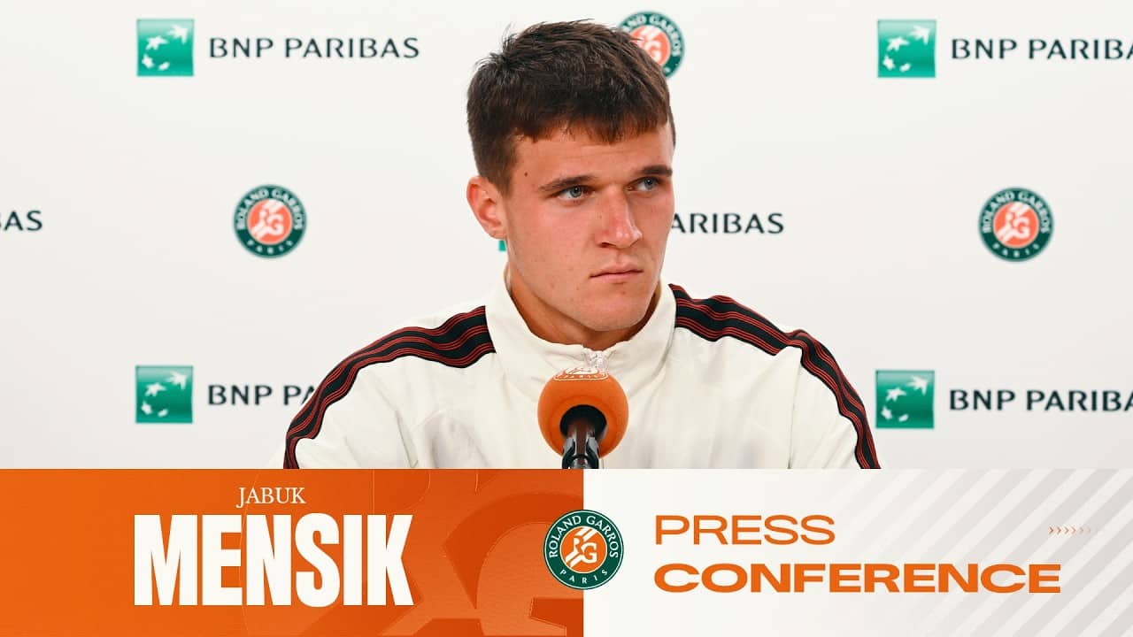 Jakub Mensik | Round 3 Press Conference | Roland-Garros 2026