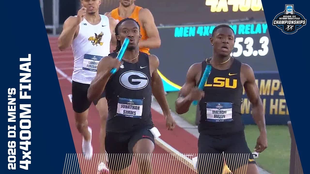 Men's 4x400m final - 2026 NCAA outdoor track and field championships