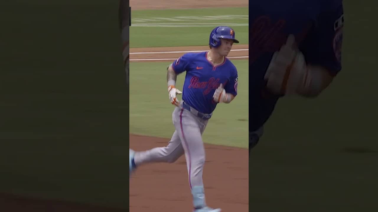 A.J. Ewing launches a home run 🚀 #mets #baseball #mlb #sports #highlights #braves