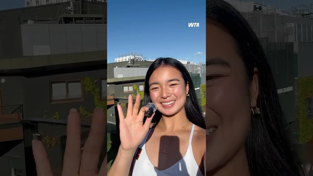 Over the moon 🌙 Alex Eala continues to make history at Wimbledon!✨ #WTA #Wimbledon #tennis