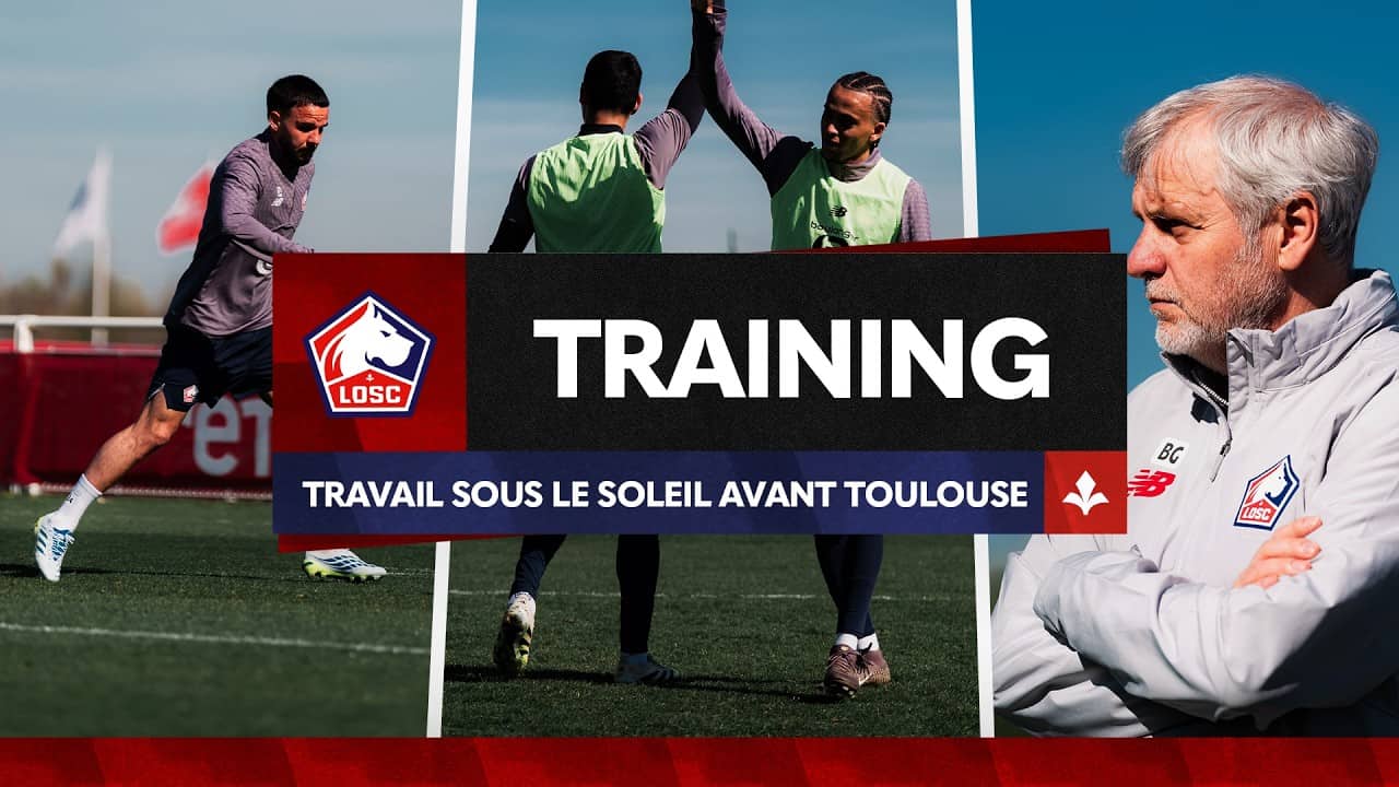 INSIDE TRAINING I Au travail sous le soleil avant le déplacement à Toulouse ☀️😤