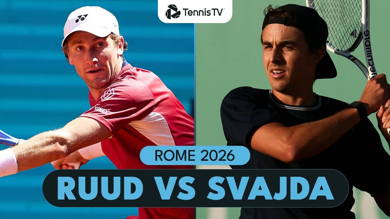Casper Ruud Vs Zachary Svajda Highlights | Rome 2026
