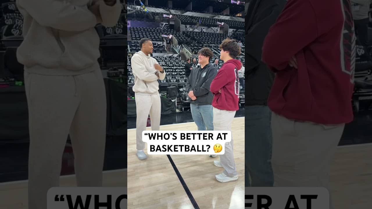Keldon Johnson has some questions for the twins 😅