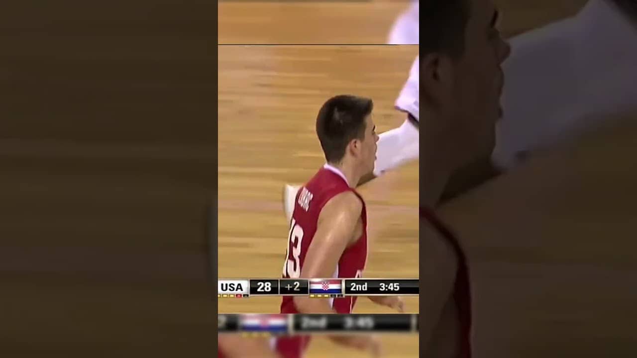 Ivica Zubac was bullyballing everyone at 18 💪😳 #FIBAU19