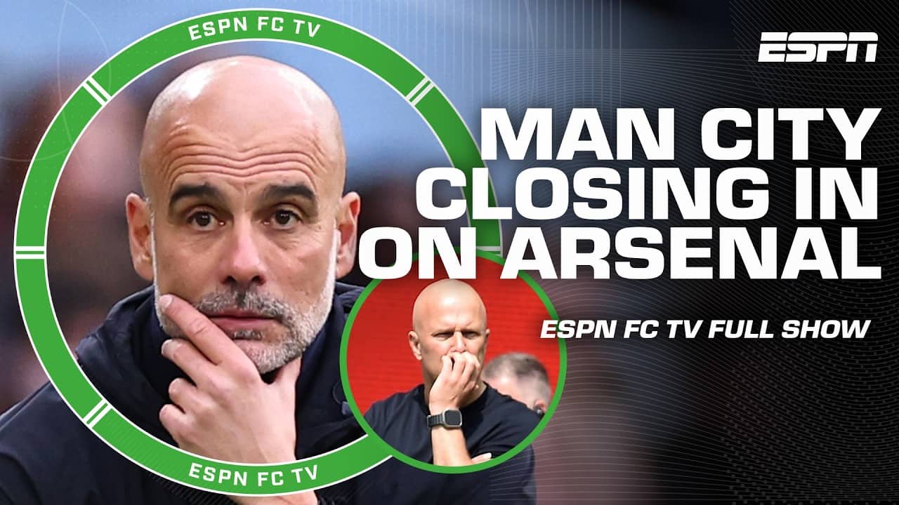 Man City NARROW EPL GAP 👀 Will Arsenal hold on? + Arne Slot's future at Liverpool at risk? | ESPN FC