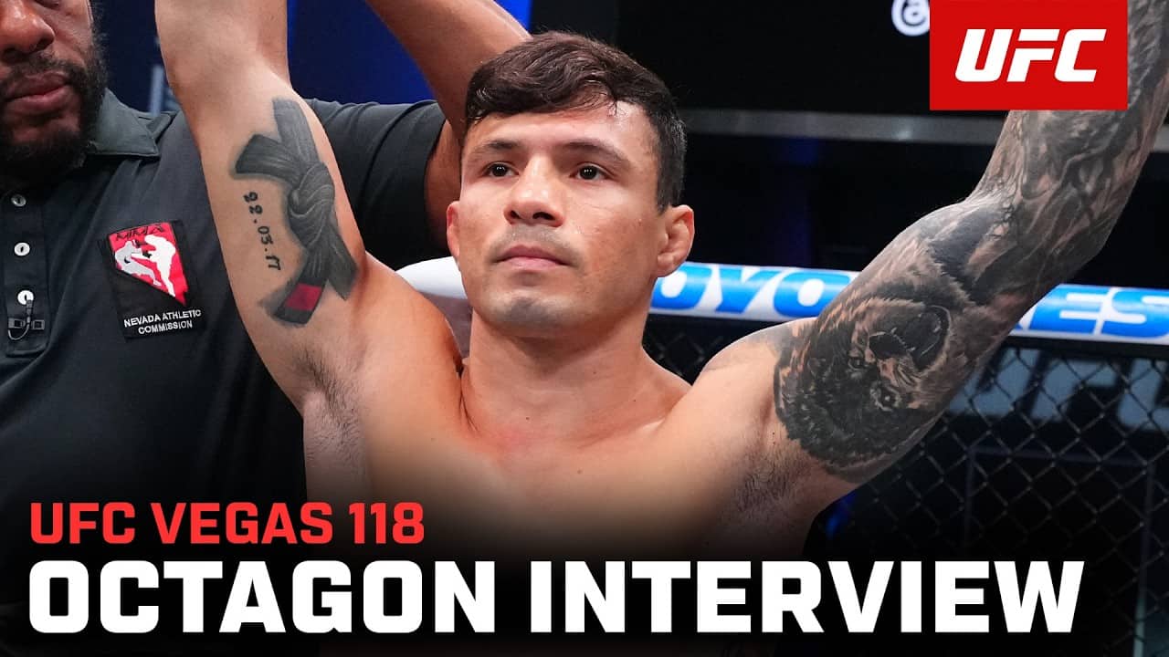 Alessandro Costa Octagon Interview | UFC Vegas 118
