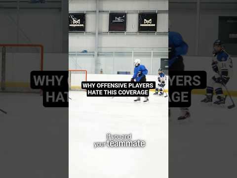 WHY OFFENSIVE PLAYERS HATE THIS COVERAGE #hockeycoaching #hockeytraining