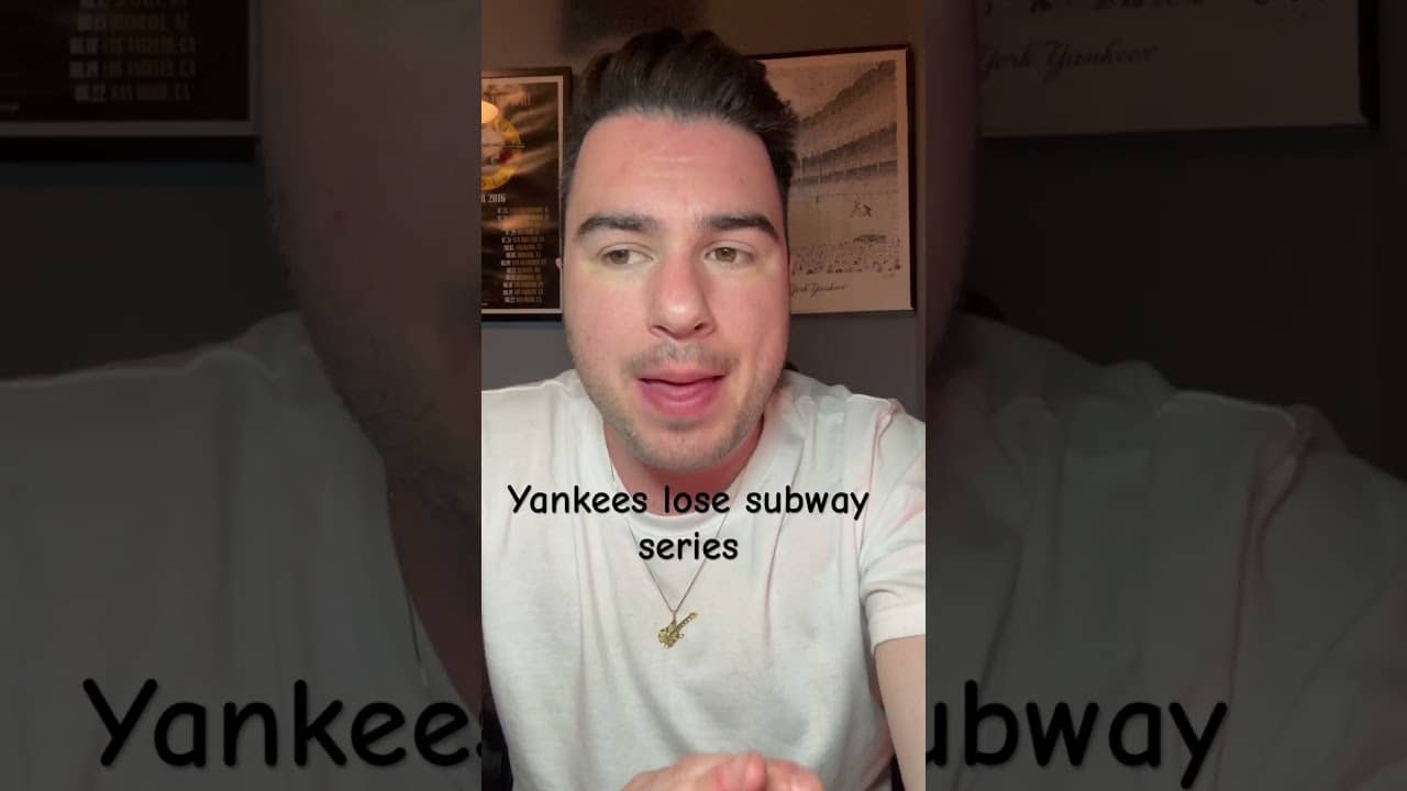 Yankees pathetic effort in game 3 of the subway series #yankees #subwayseries #baseball #mlb #nyc