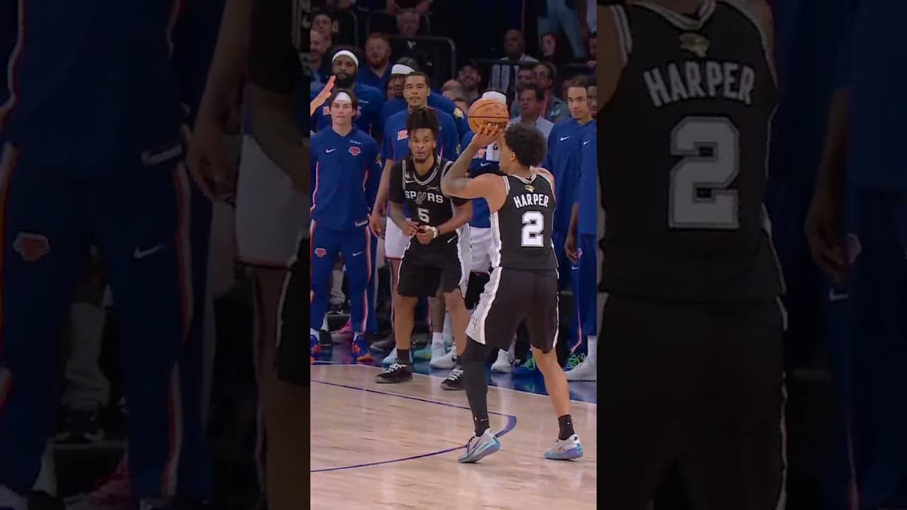 FEARLESS 💯 #spurs #nba #playoffs #nbafinals #dylanharper