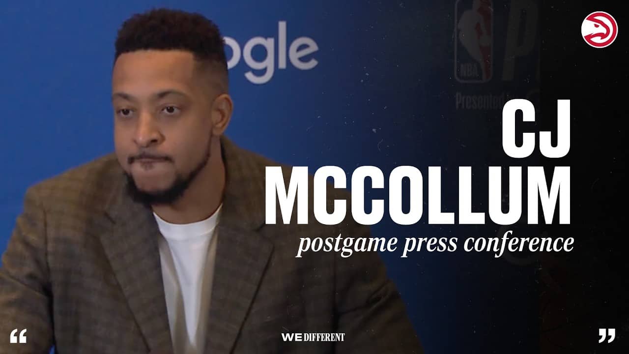 Hawks vs. Knicks Game 4 Postgame Press Conference: CJ McCollum