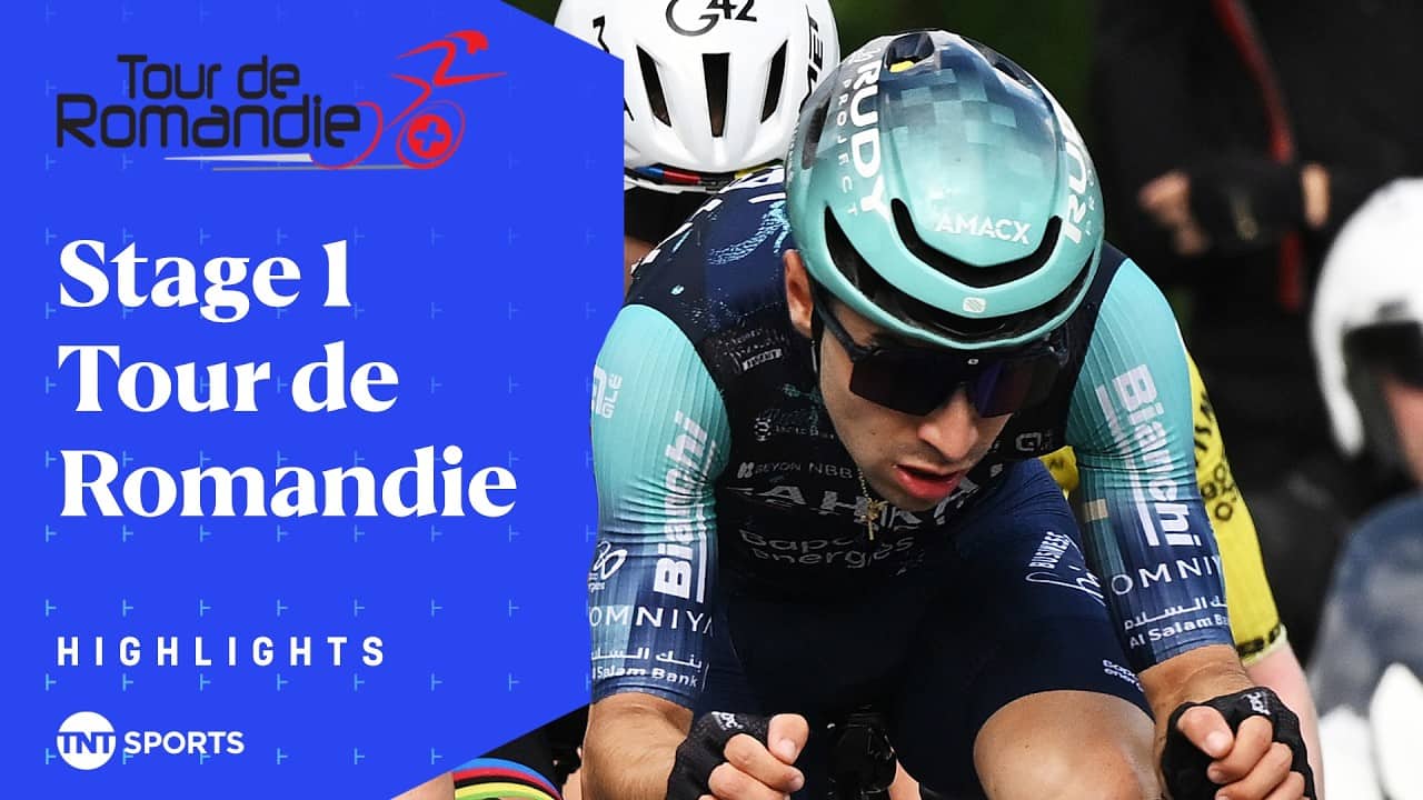 BACK TO WINNING WAYS! 👏 | Men's 2026 Tour de Romandie Stage 1 Race Highlights | TNT Sports Cycling