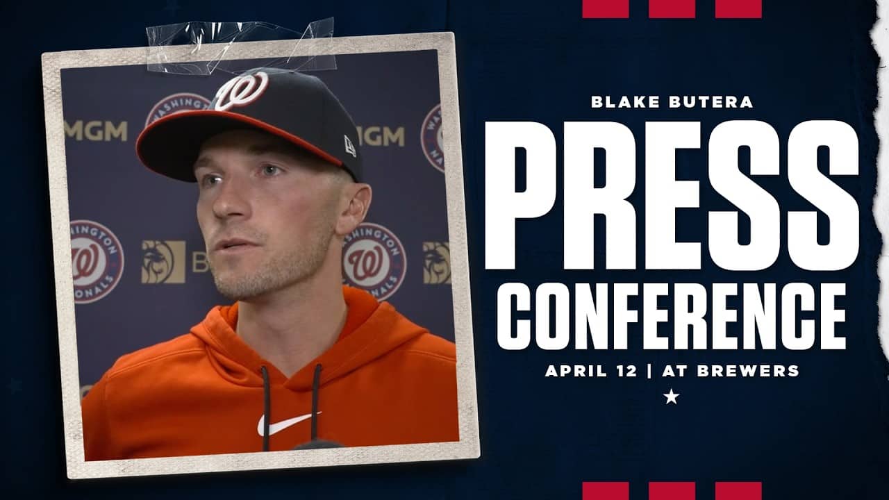 Blake Butera Press Conference | Nationals at Brewers | April 12, 2026