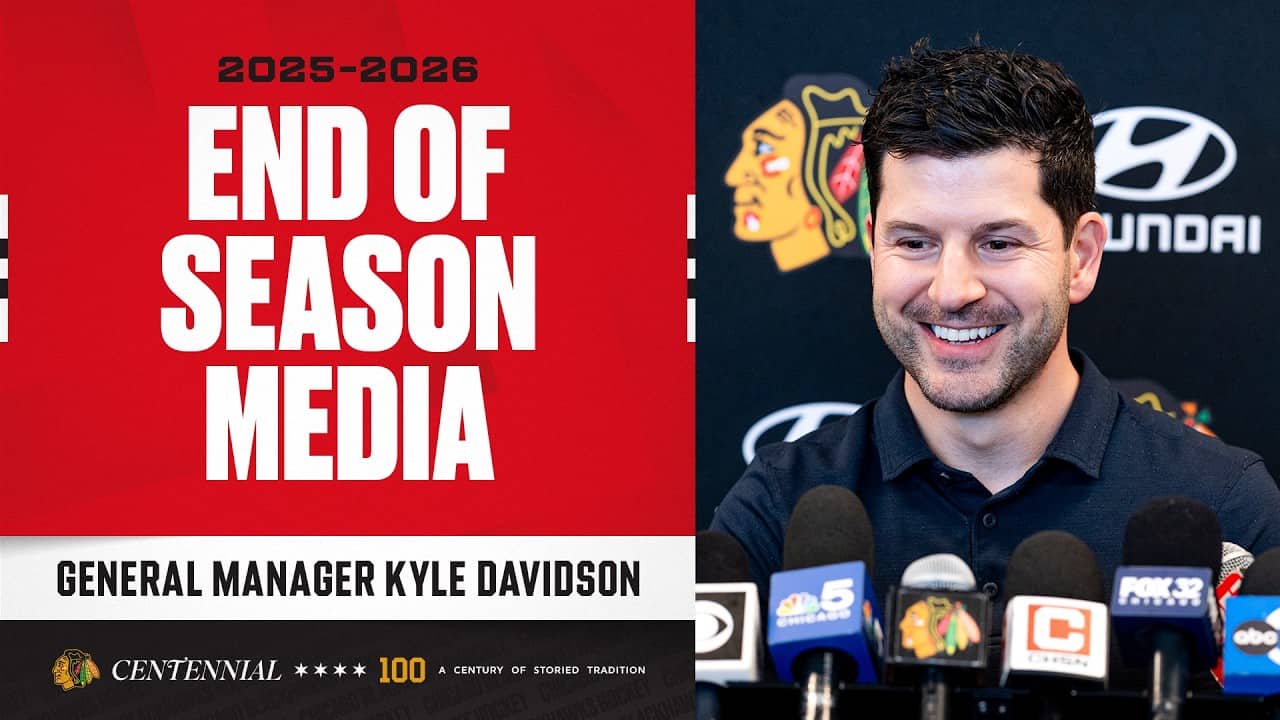 Kyle Davidson END OF SEASON media 🎙️| Chicago Blackhawks