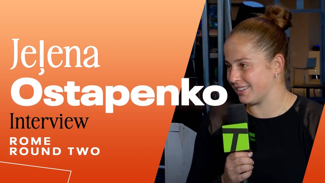 Jelena Ostapenko Announces Merch Line Dropping Soon | 2026 Rome