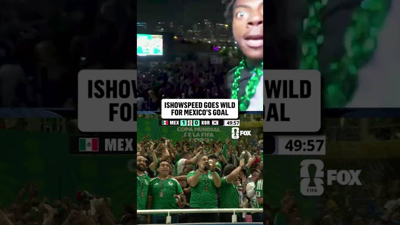 @IShowSpeed TAKING IT ALL IN during this Mexico FIFA World Cup goal