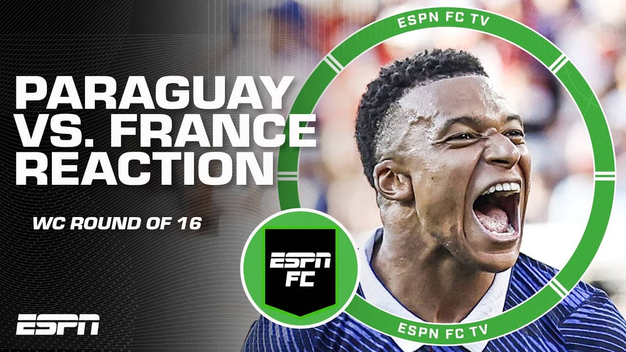 France advance to the World Cup Quarterfinals after 1-0 win vs. Paraguay 🔥 | ESPN FC