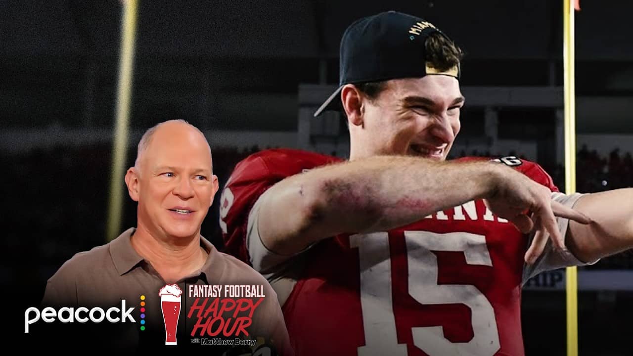 Why hasn't Fernando Mendoza been named the LV starter? | Fantasy Football Happy Hour | NFL on NBC